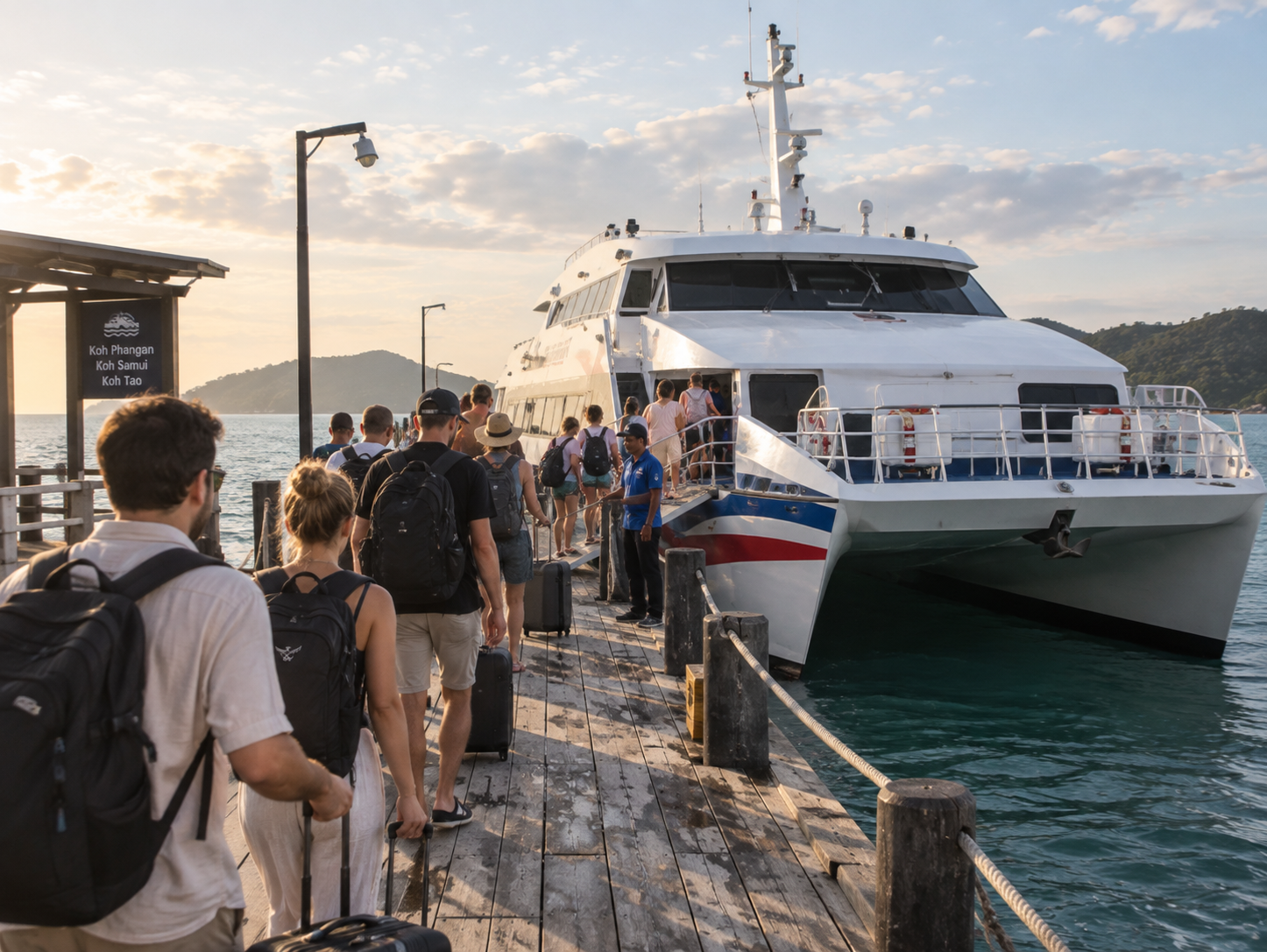 A ferry to the islands